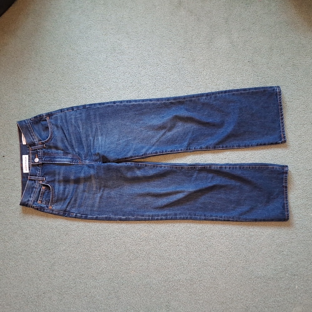 Aritzia Denim Forum Farrah Hi-Rise Wide Jeans.